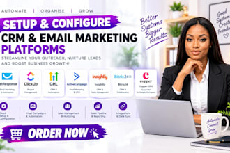 setup getresponse clickup ghl activecampaign insightly bitrix24 copper CRM