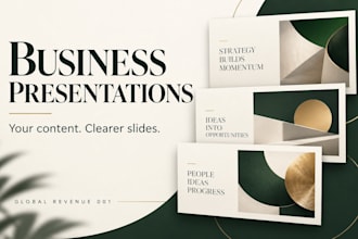 redesign your business powerpoint presentation into editable slides