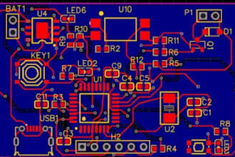 design custom pcb layout and schematics in easyeda