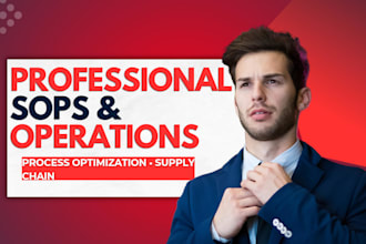 write professional sops and optimize business operations