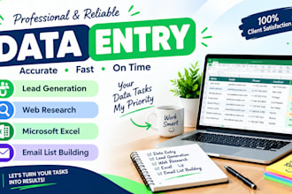 do data entry and web reserch