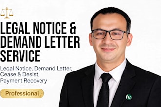 draft professional legal notices and demand letters