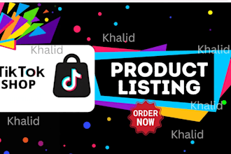 manage your tiktok shop and list products with SEO optimization