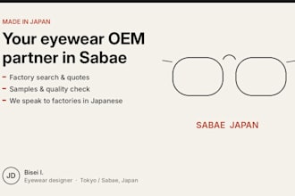 be your made in japan eyewear oem sourcing agent in sabae