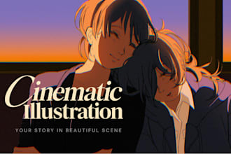 draw your ideas into cinematic illustrations rich in mood and emotions