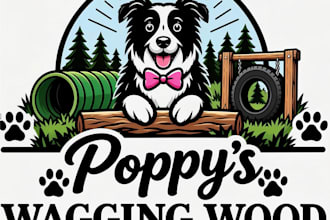 design classic wood and woodwork logo for your business