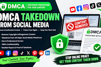 do takedown defamatory contents from social media under dmca