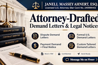 draft a custom demand letter tailored to your situation