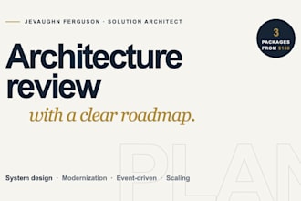 review your software architecture and give you a modernization plan