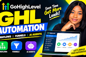 gohighlevel ghl automation, workflows, funnels and ai agents ghl pipeline