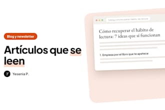 write engaging spanish blog posts and articles