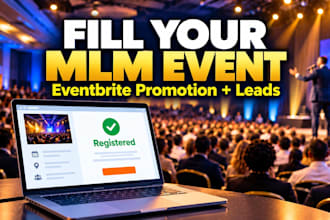 do MLM event promotion for eventbrite ticket sales to boost attendance