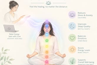 do a distance reiki for stress relief and deep relaxation