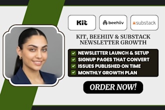 manage kit, beehiiv and substack email newsletter growth