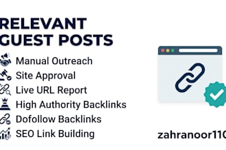 do general niche guest posts with relevant backlinks