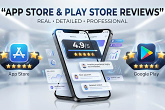 provide mobile app rating, review services, app promotion