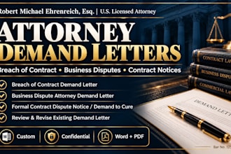 draft a formal contract dispute demand notice