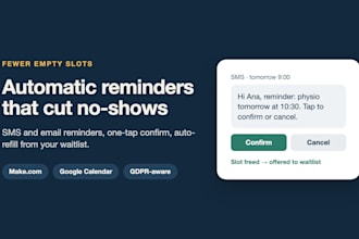 automate appointment reminders to reduce clinic no shows