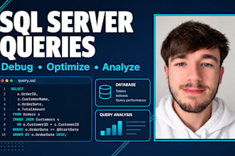 fix and optimize sql server queries and stored procedures