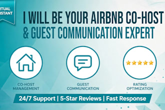 be your airbnb co host virtual assistant and manage listing