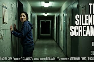 create horror movie poster design cinematic