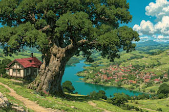 create breathtaking fantasy environment illustrations