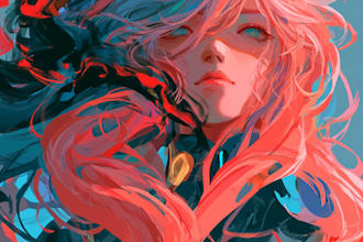 create awesome anime art