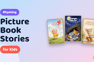write a rhyming or moral childrens picture book story for kdp
