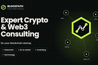 provide expert crypto and web3 consulting for your blockchain startup
