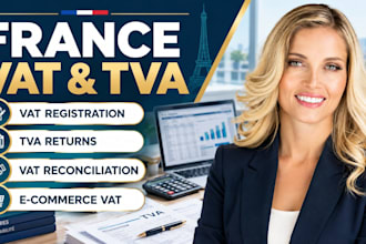 help with france vat registration, french tva returns and compliance