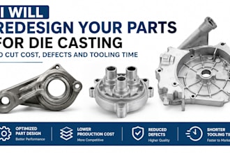 redesign your part for die casting to cut defects and tooling