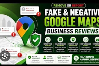 remove fake negative google maps links