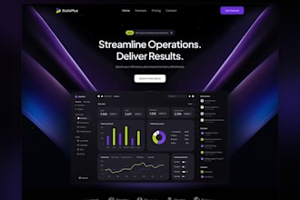 design a framer saas website, saas landing page, startup website, framer cms