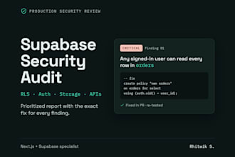 do supabase security audits