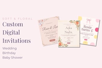 design a custom digital invitation
