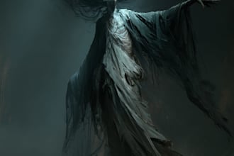 draw horror and dark fantasy illustrations