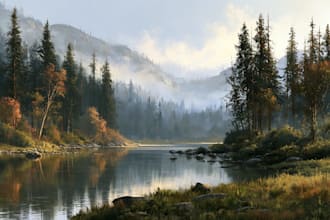 design a landscape illustration