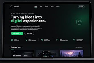 build a website and