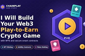 build a web3 play to earn crypto game with nft and smart contracts