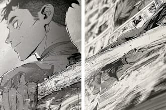 manga pages comic art manga illustration and comic book pages