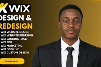 design, redesign, and customize a professional wix site