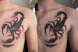 edit your tattoo photos for instagram and your portfolio