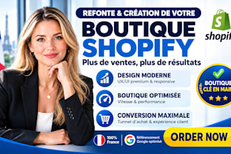 faire la refonte de votre boutique shopify ou creer un site e commerce dropship