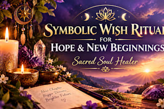 perform powerful ritual for new hope and new beginnings and blessing ritual