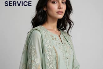be your professional ai fashion model for clothing brand and outfit