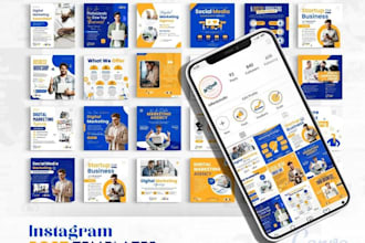 design professional canva social media posts and templates