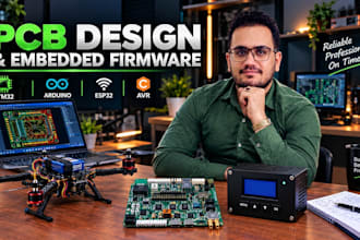 design electronics pcb and program microcontrollers stm32 arduino