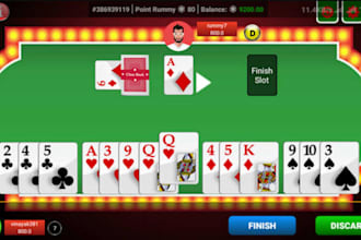 develop crash game, blackjack poker, slots, nft card game