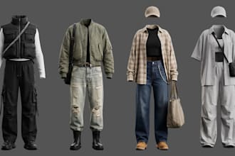 create 3d clothing and virtual fashion for second life sims fivem mesh rigging