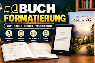 formatiere ihr buchsatz buch professionell fur kindle print und veroffentlichung